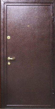 Дверь металлическая уличная Двербург ПН2 90см х 200см